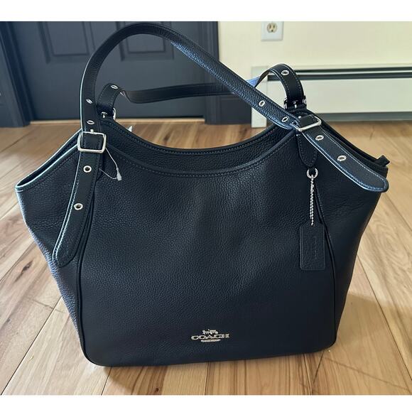COACH Meadow Shoulder Bag - NWT -C074 - Black - Picture 14 of 14